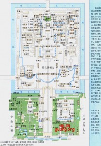 故宫地图全图 故宫平面图